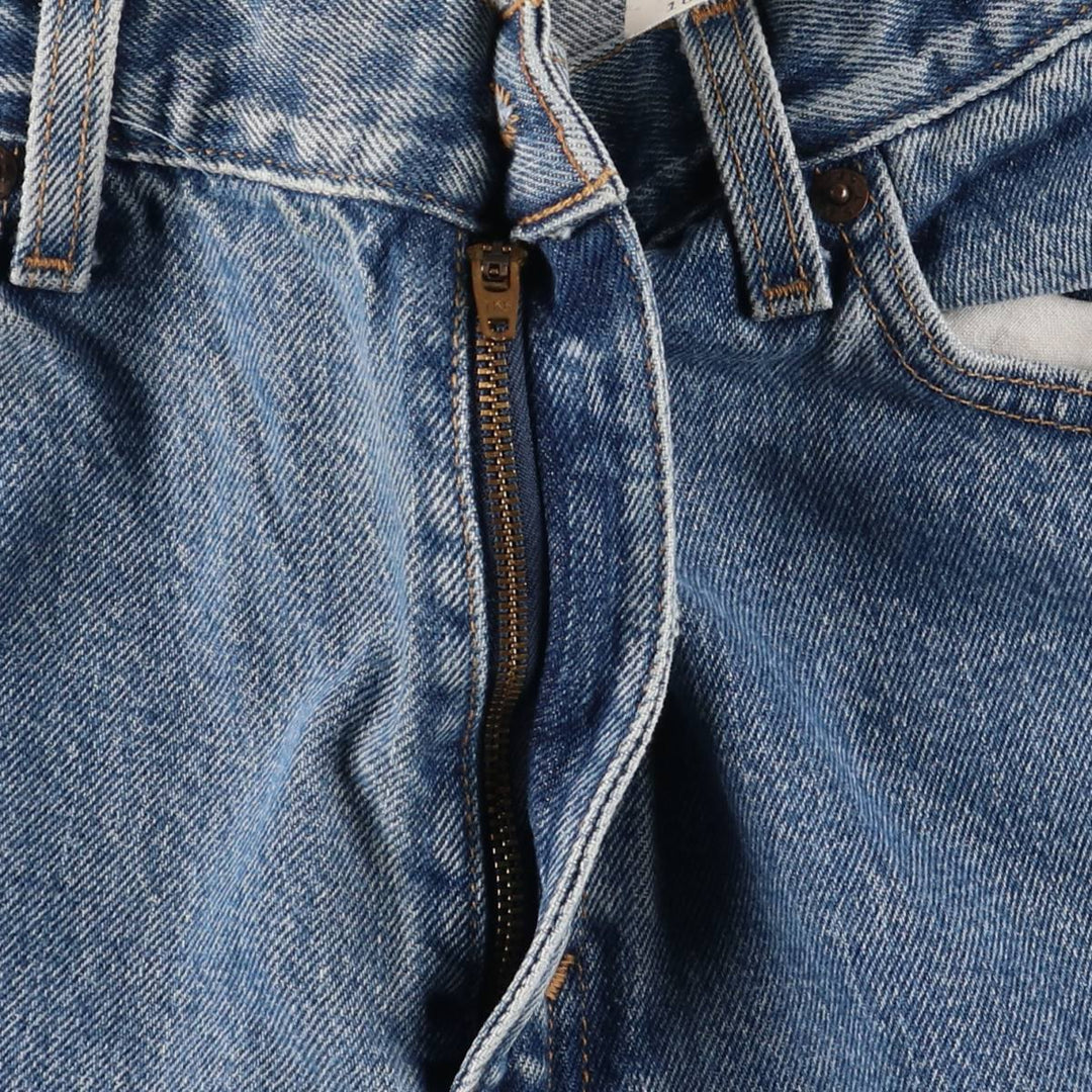 2000'S Levi's 550 Relaxed Fit Tapered Leg Denim Pants, Women's Size L (W29) cotton blue type Vintage Second Hand