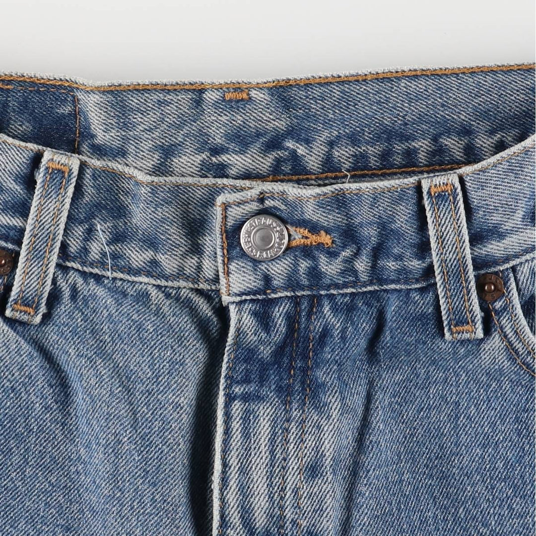 2000'S Levi's 550 Relaxed Fit Tapered Leg Denim Pants, Women's Size L (W29) cotton blue type Vintage Second Hand