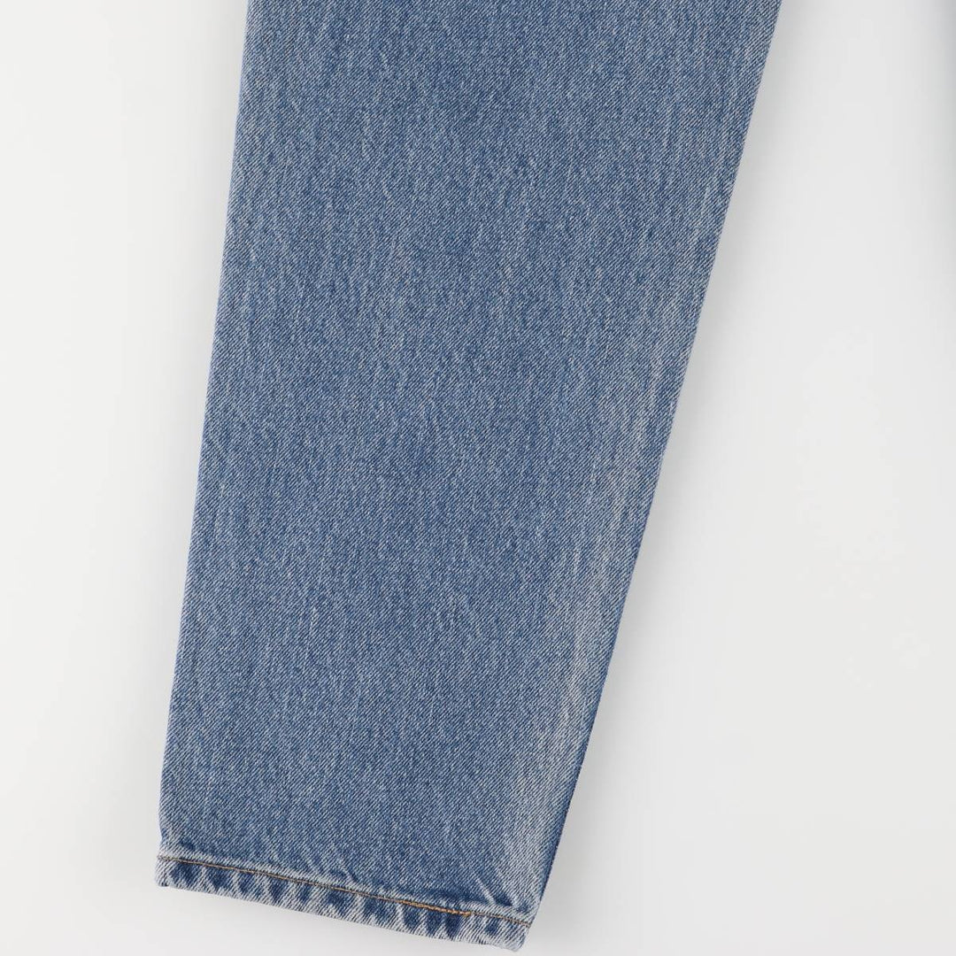 2000'S Levi's 550 Relaxed Fit Tapered Leg Denim Pants, Women's Size L (W29) cotton blue type Vintage Second Hand