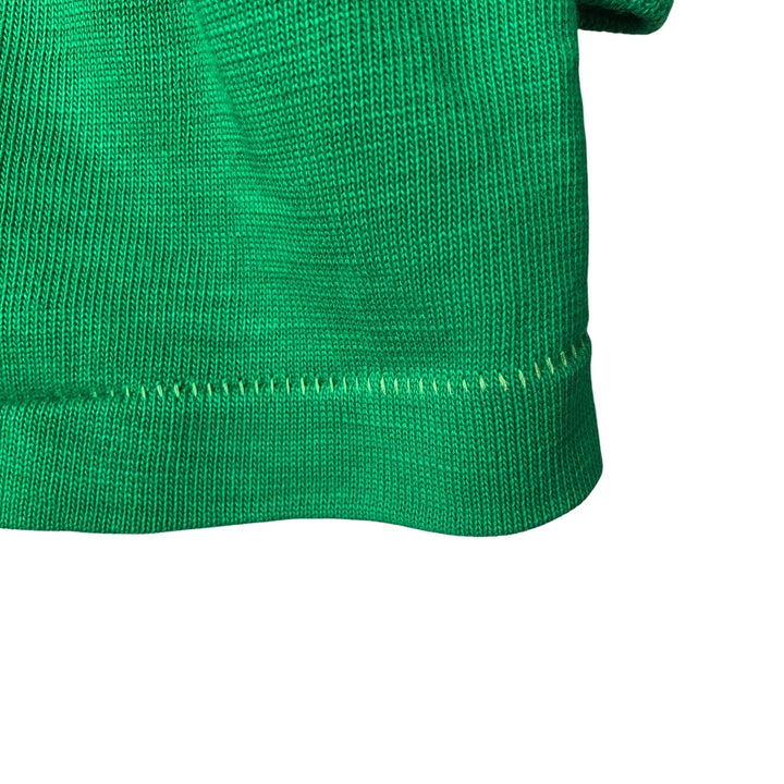 HALBRO SPORTSWEAR Long Sleeve Rugby Shirt, Made in the UK, Men's Size L acrylic green type Vintage Second Hand