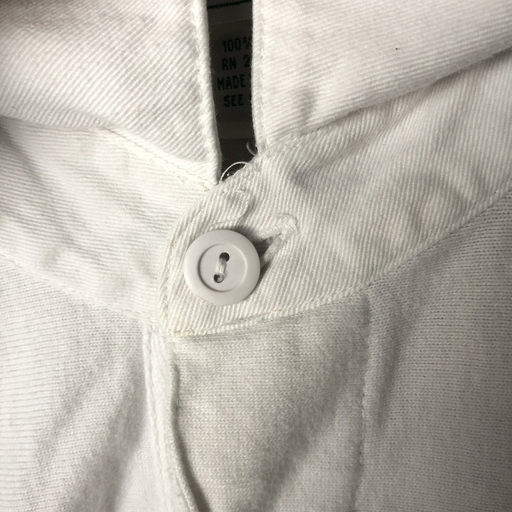 Vintage 90'S IZOD Striped Long Sleeve Rugby Shirt, Made in Thailand, Men's Size L cotton white type Vintage Second Hand