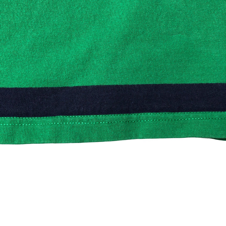 Ralph Lauren POLO by Ralph Lauren Striped Pattern Long Sleeve Rugby Shirt Men's XL cotton green type Vintage Second Hand