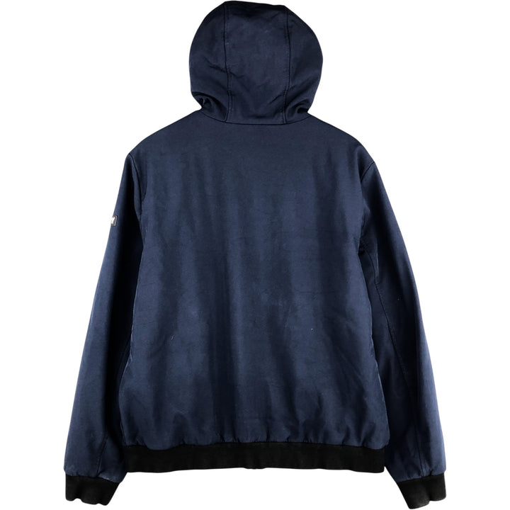 DKNY Softshell Padded Puffer Jacket, Men's Size L polyester navy blue type Vintage Second Hand