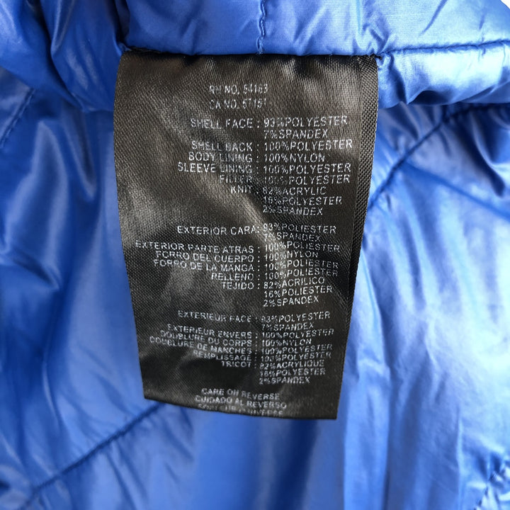 DKNY Softshell Padded Puffer Jacket, Men's Size L polyester navy blue type Vintage Second Hand