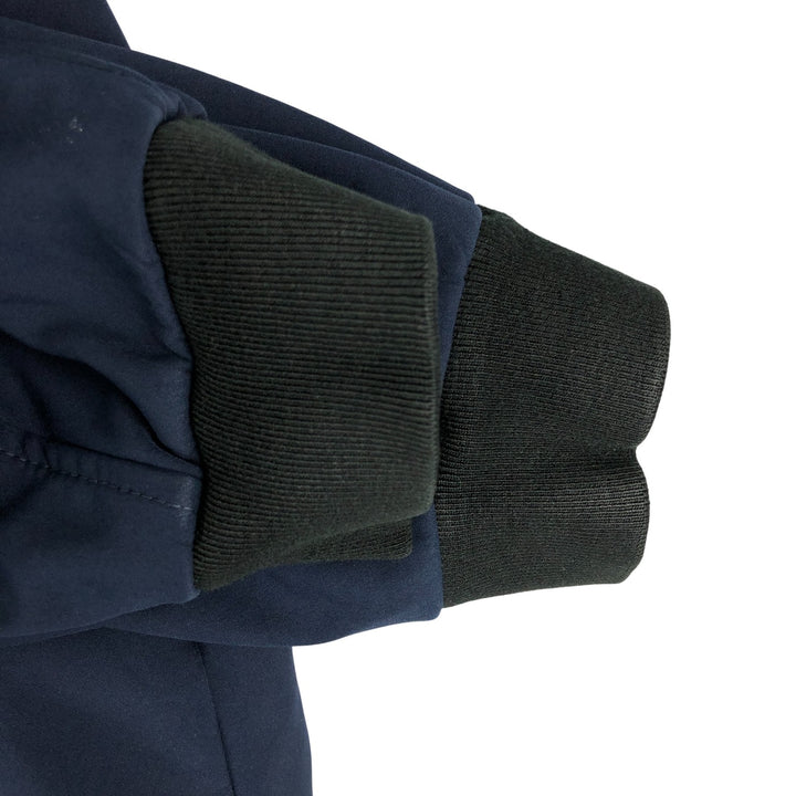 DKNY Softshell Padded Puffer Jacket, Men's Size L polyester navy blue type Vintage Second Hand