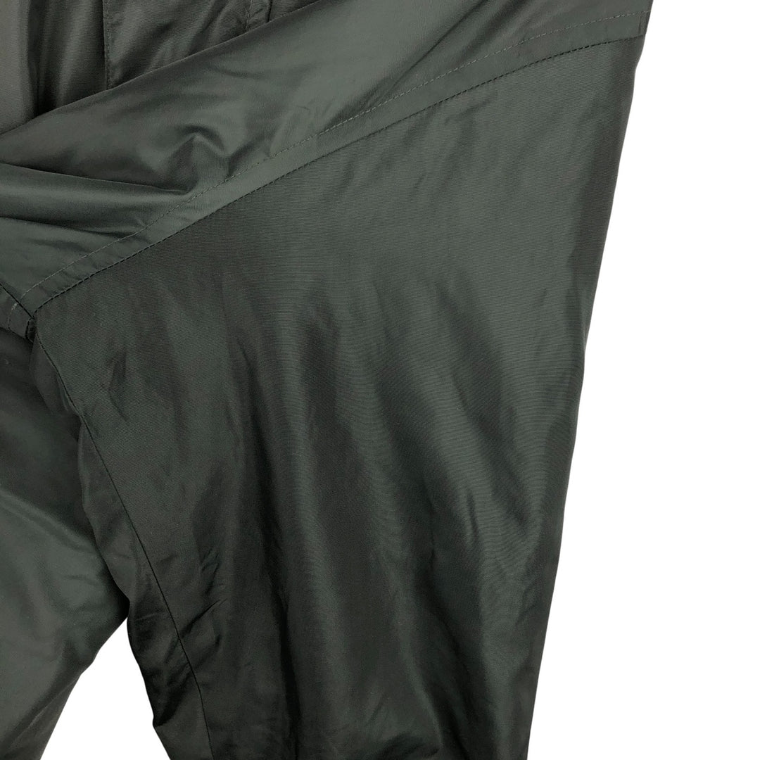 90'S Nautica Stripe Pattern Multi-Stripe Reversible Nylon Jacket/Fleece Jacket, Men's XXL Nylon Green type dark green Vintage Second Hand