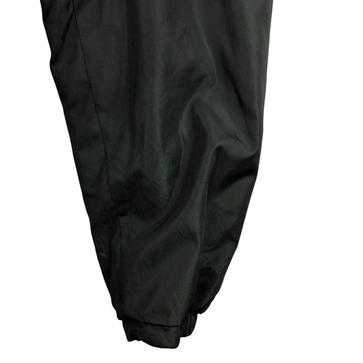 90'S Nautica Stripe Pattern Multi-Stripe Reversible Nylon Jacket/Fleece Jacket, Men's XXL Nylon Green type dark green Vintage Second Hand