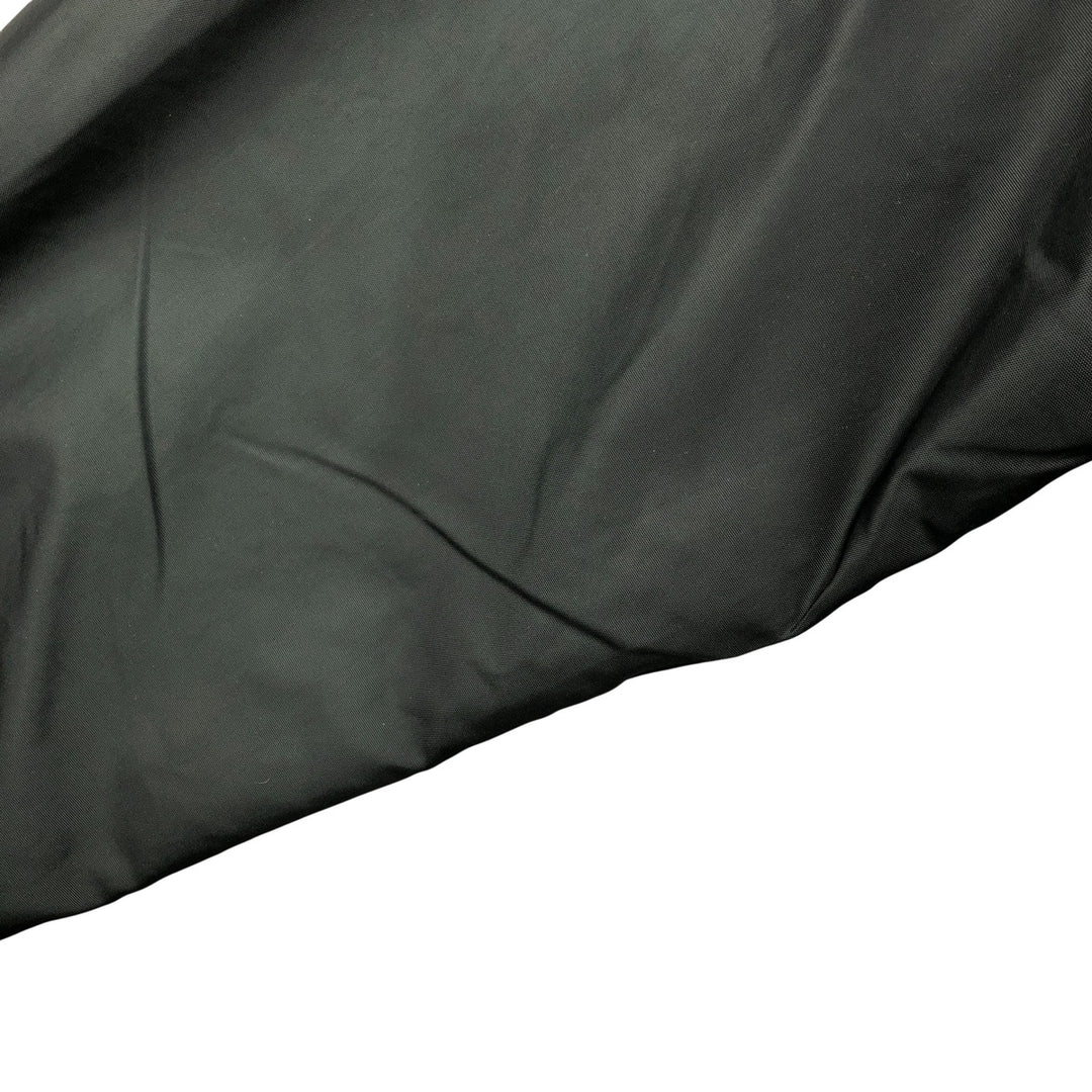 90'S Nautica Stripe Pattern Multi-Stripe Reversible Nylon Jacket/Fleece Jacket, Men's XXL Nylon Green type dark green Vintage Second Hand