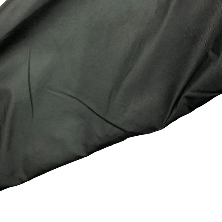 90'S Nautica Stripe Pattern Multi-Stripe Reversible Nylon Jacket/Fleece Jacket, Men's XXL Nylon Green type dark green Vintage Second Hand