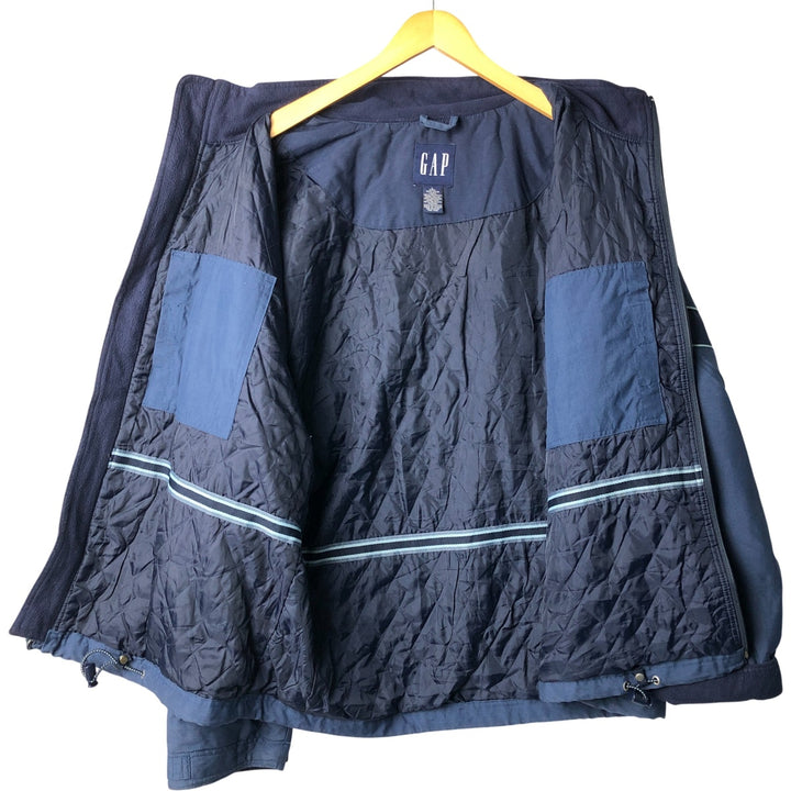 90'S GAP Old Gap Padded Puffer Jacket, Men's Size L Nylon navy blue type Vintage Second Hand