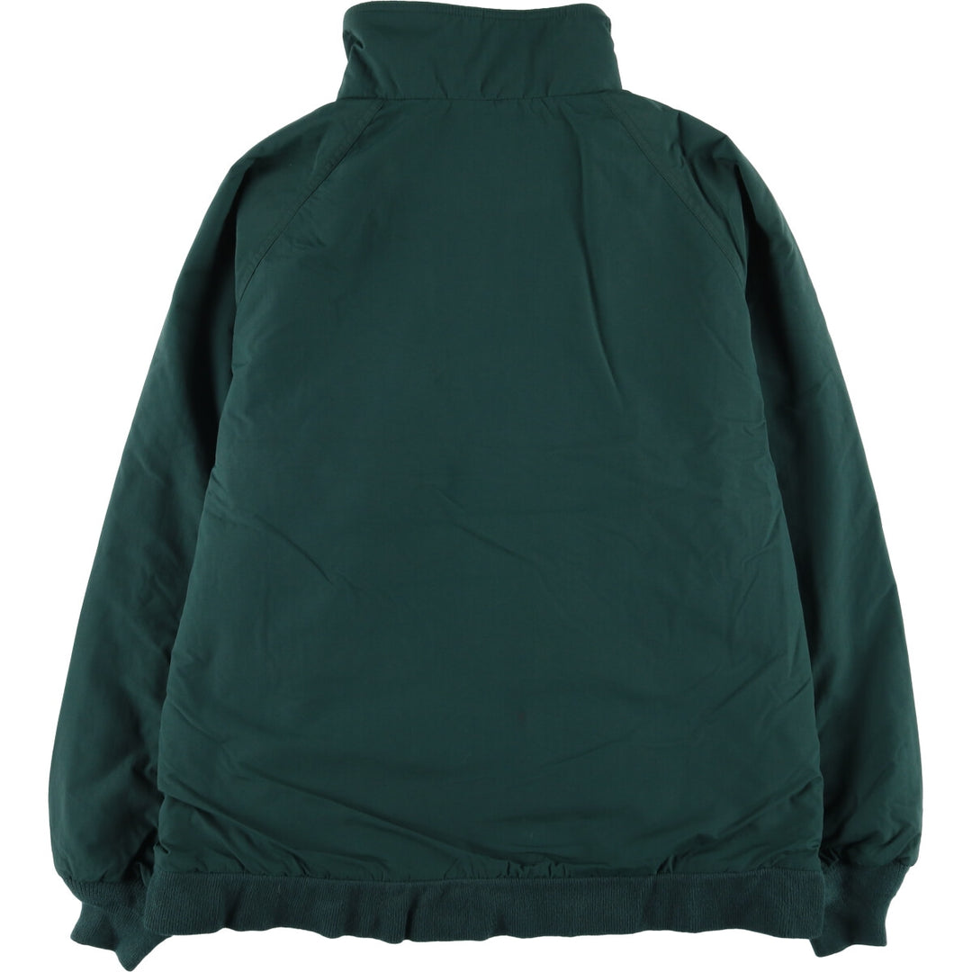 2000'S Lands End padded puffer jacket, men's size L Nylon green type Vintage Second Hand