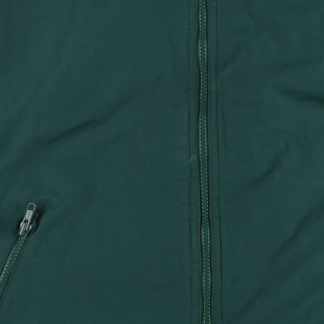 2000'S Lands End padded puffer jacket, men's size L Nylon green type Vintage Second Hand