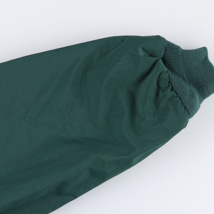 2000'S Lands End padded puffer jacket, men's size L Nylon green type Vintage Second Hand