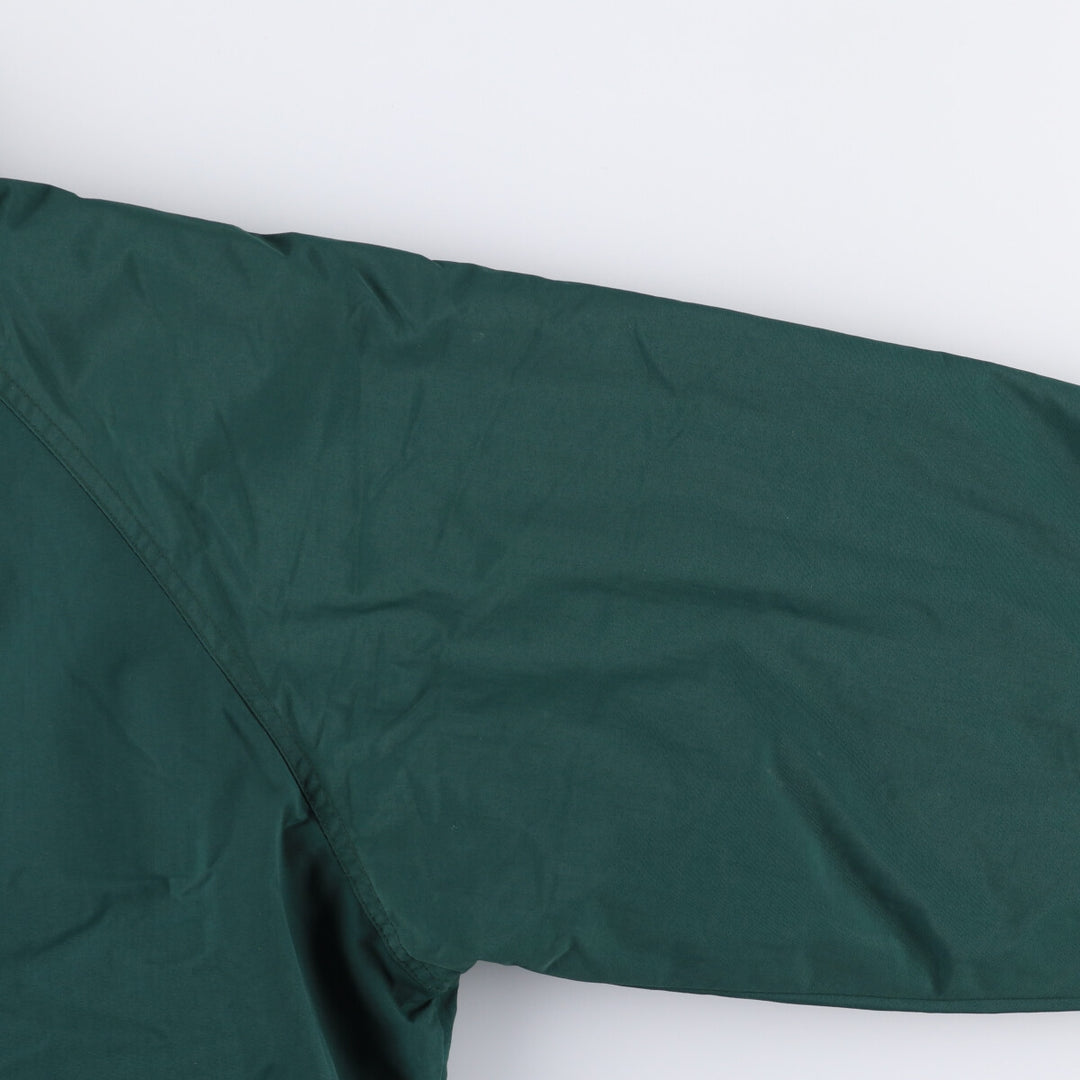 2000'S Lands End padded puffer jacket, men's size L Nylon green type Vintage Second Hand