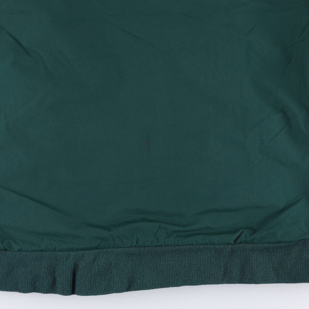 2000'S Lands End padded puffer jacket, men's size L Nylon green type Vintage Second Hand