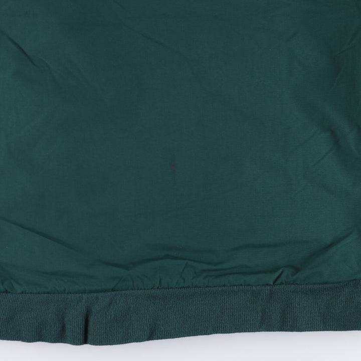 2000'S Lands End padded puffer jacket, men's size L Nylon green type Vintage Second Hand