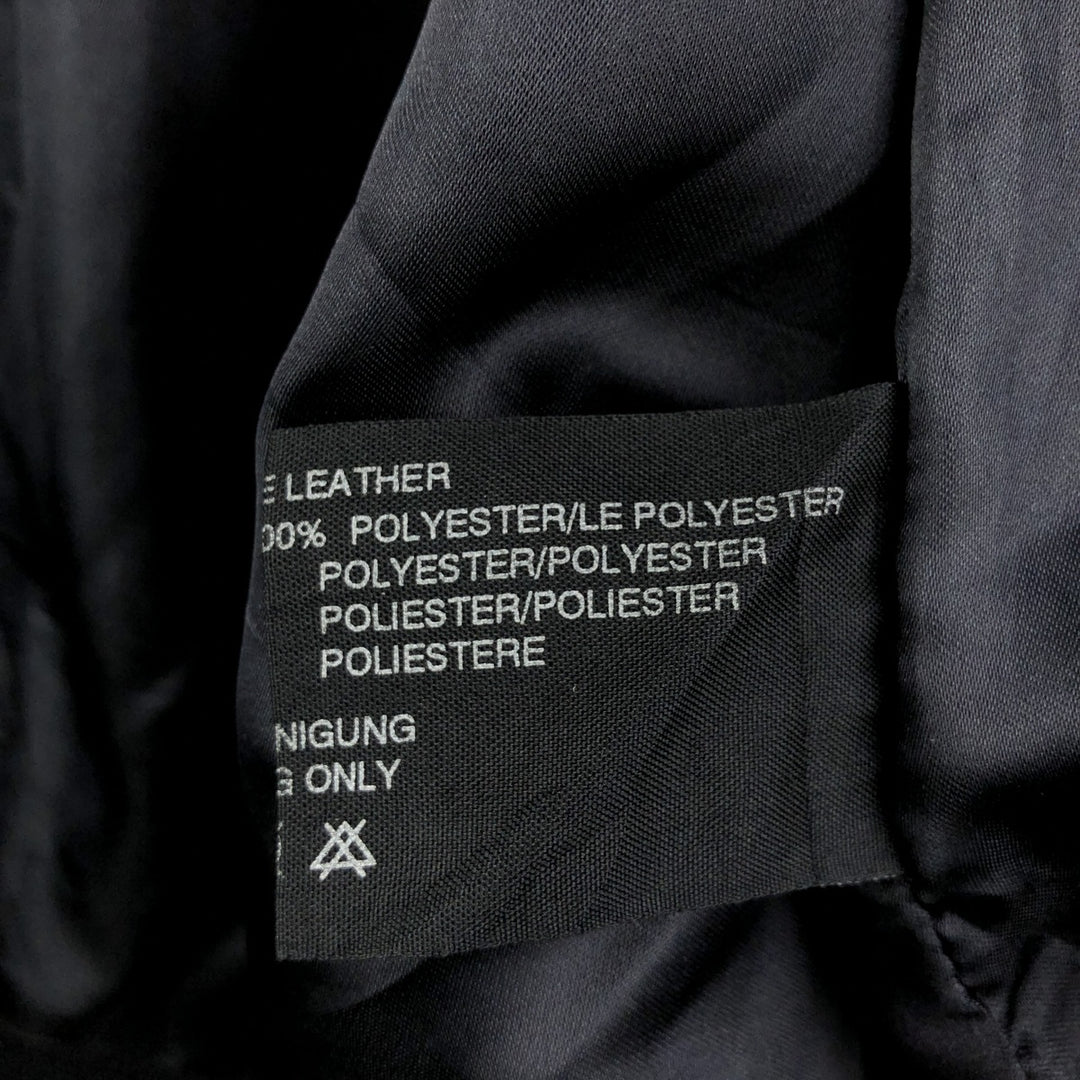 Poletti STUDIO Suede Leather Blouson Men's XL Genuine Leather Suede Leather black type Vintage Second Hand