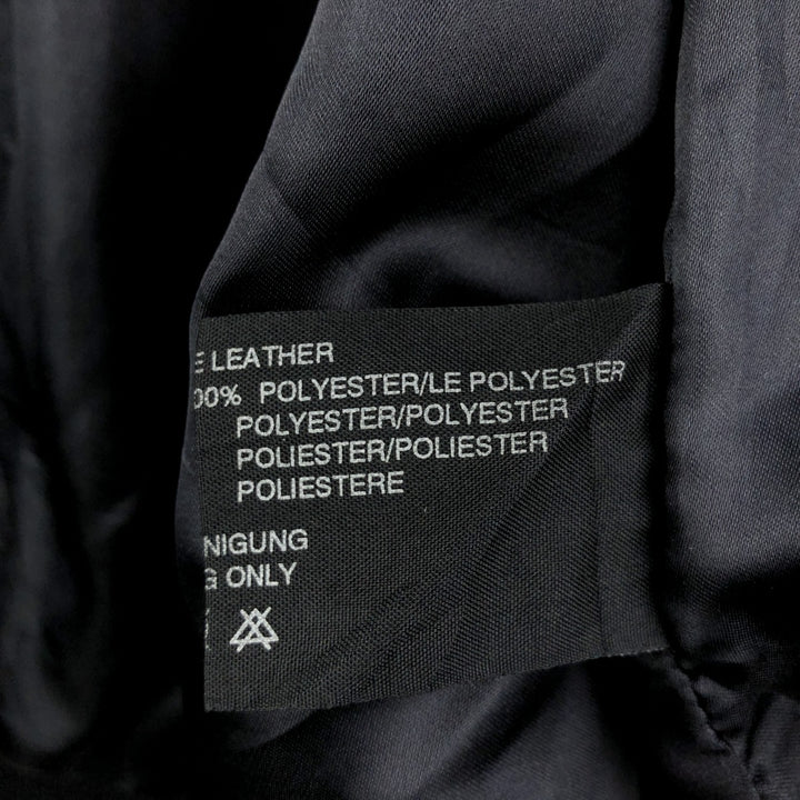 Poletti STUDIO Suede Leather Blouson Men's XL Genuine Leather Suede Leather black type Vintage Second Hand