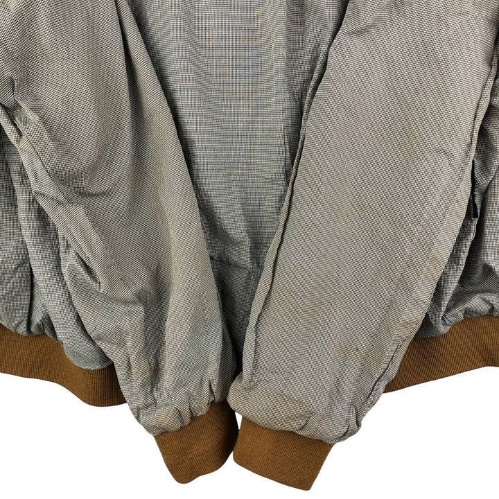 COMMANDER suede leather blouson, men's size L Genuine Leather Suede Leather beige type brown Vintage Second Hand