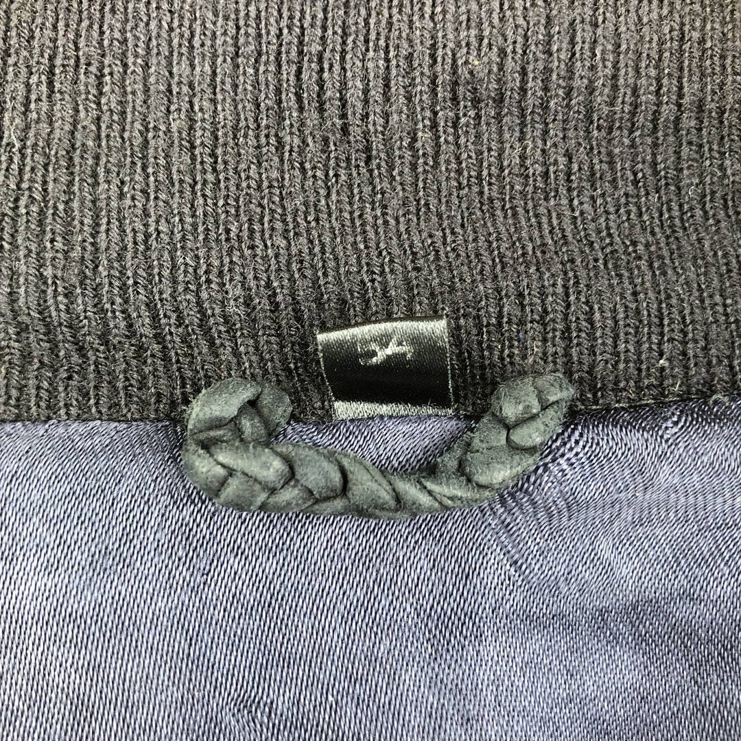 Vintage suede leather jacket, men's size XL Genuine Leather Suede Leather black type Vintage Second Hand