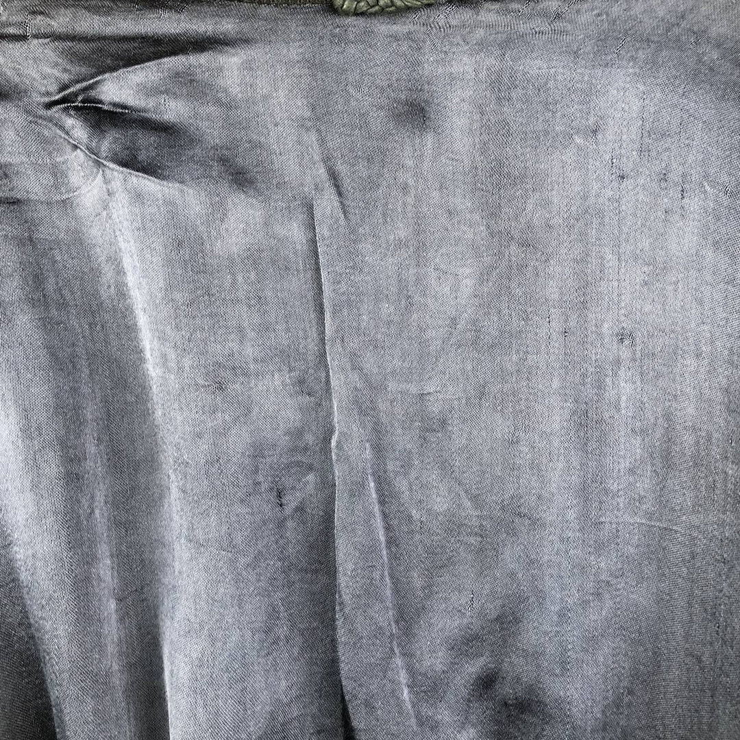 Vintage suede leather jacket, men's size XL Genuine Leather Suede Leather black type Vintage Second Hand