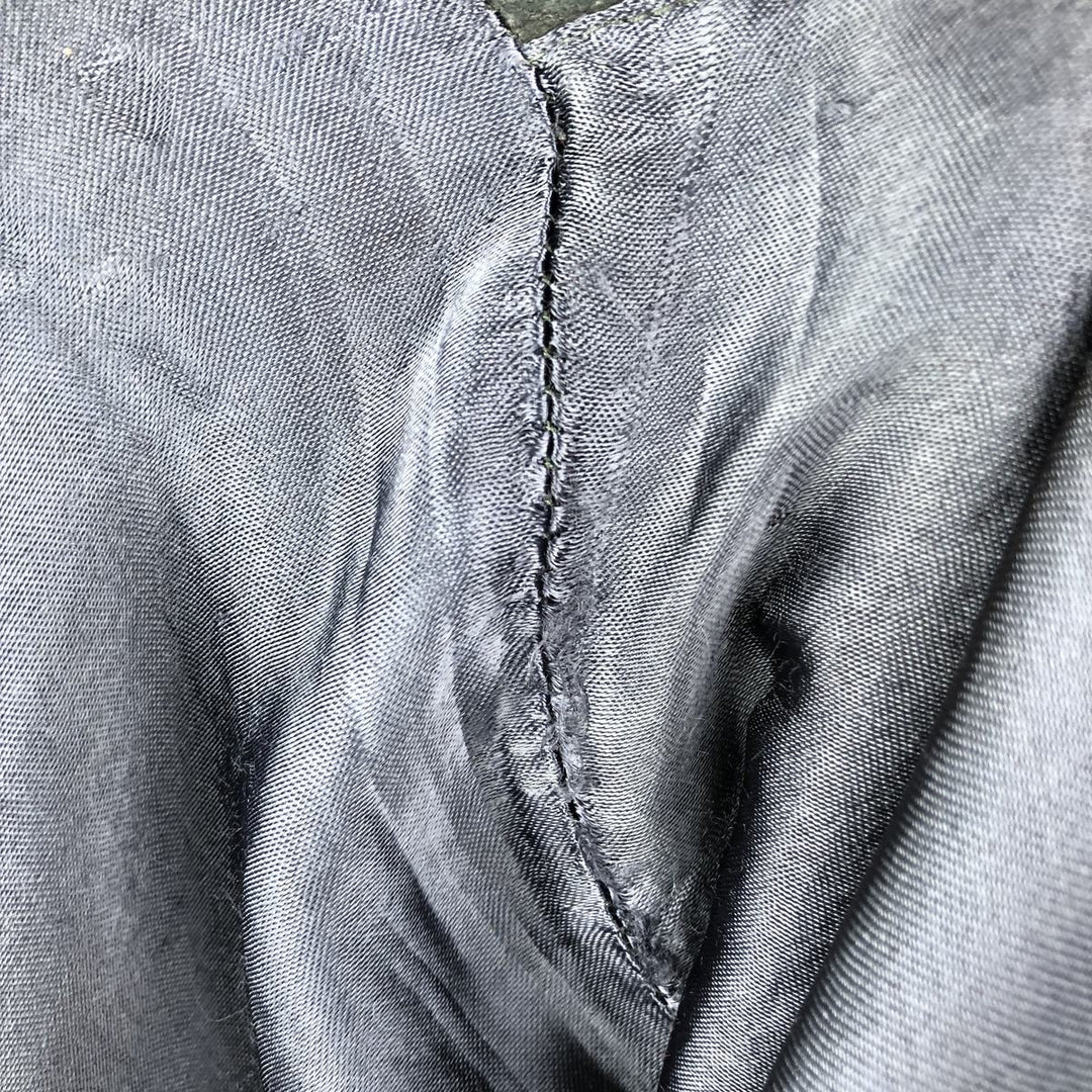 Vintage suede leather jacket, men's size XL Genuine Leather Suede Leather black type Vintage Second Hand