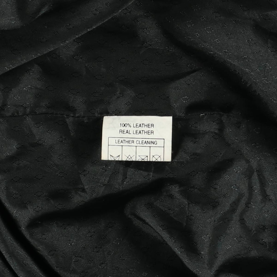 MAX Stand Collar Suede Leather Blouson Men's Size M genuine leather Green type dark green Vintage Second Hand