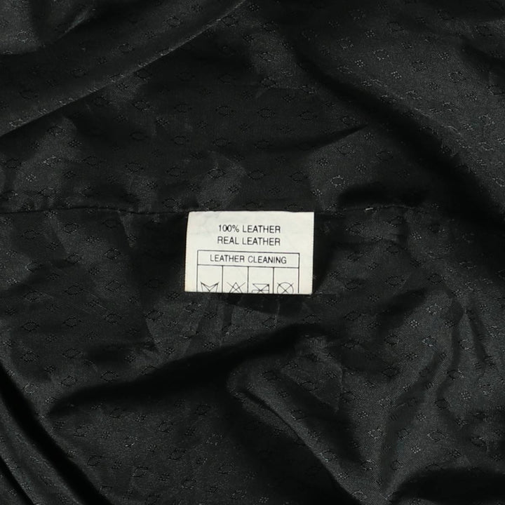 MAX Stand Collar Suede Leather Blouson Men's Size M genuine leather Green type dark green Vintage Second Hand