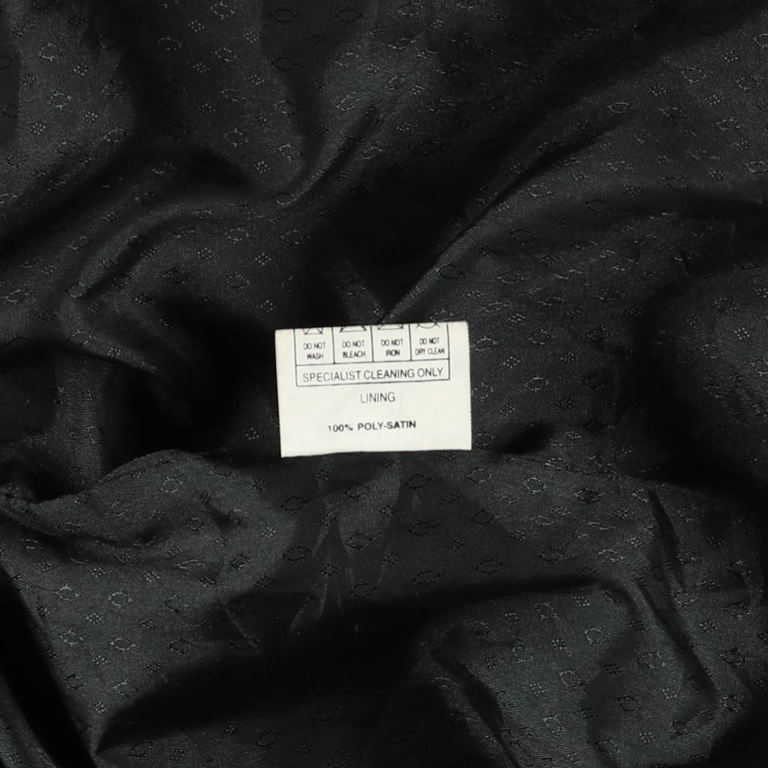 MAX Stand Collar Suede Leather Blouson Men's Size M genuine leather Green type dark green Vintage Second Hand