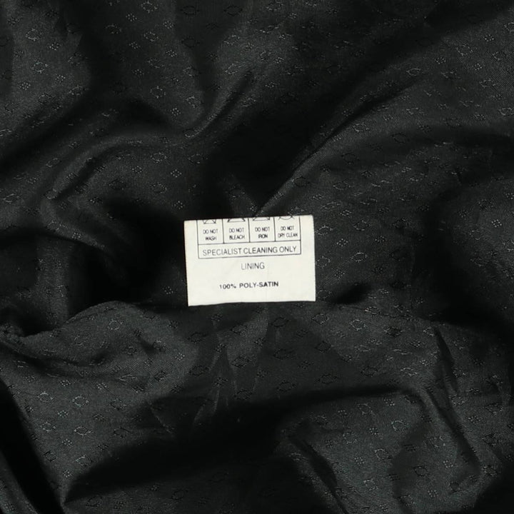 MAX Stand Collar Suede Leather Blouson Men's Size M genuine leather Green type dark green Vintage Second Hand