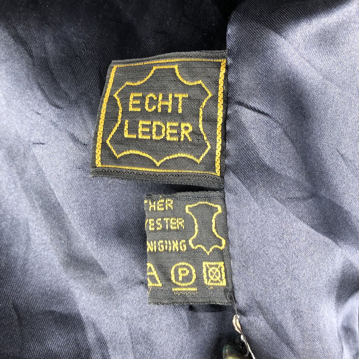 Vintage CABLE CAR CLOTHIERS suede leather jacket, men's size XL Genuine Leather Suede Leather black type Vintage Second Hand