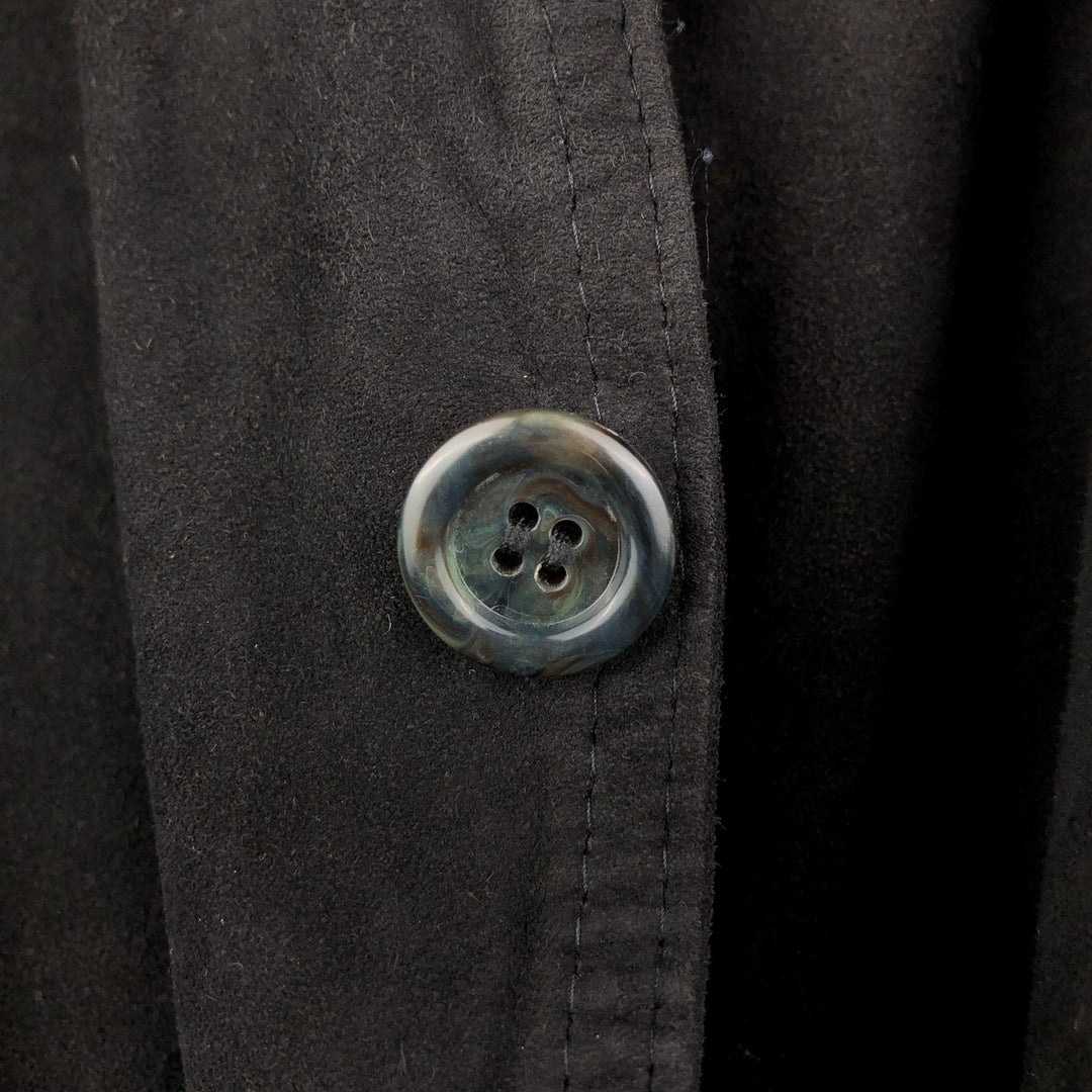 Vintage CABLE CAR CLOTHIERS suede leather jacket, men's size XL Genuine Leather Suede Leather black type Vintage Second Hand