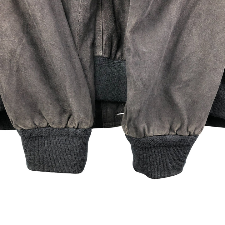 Vintage CABLE CAR CLOTHIERS suede leather jacket, men's size XL Genuine Leather Suede Leather black type Vintage Second Hand