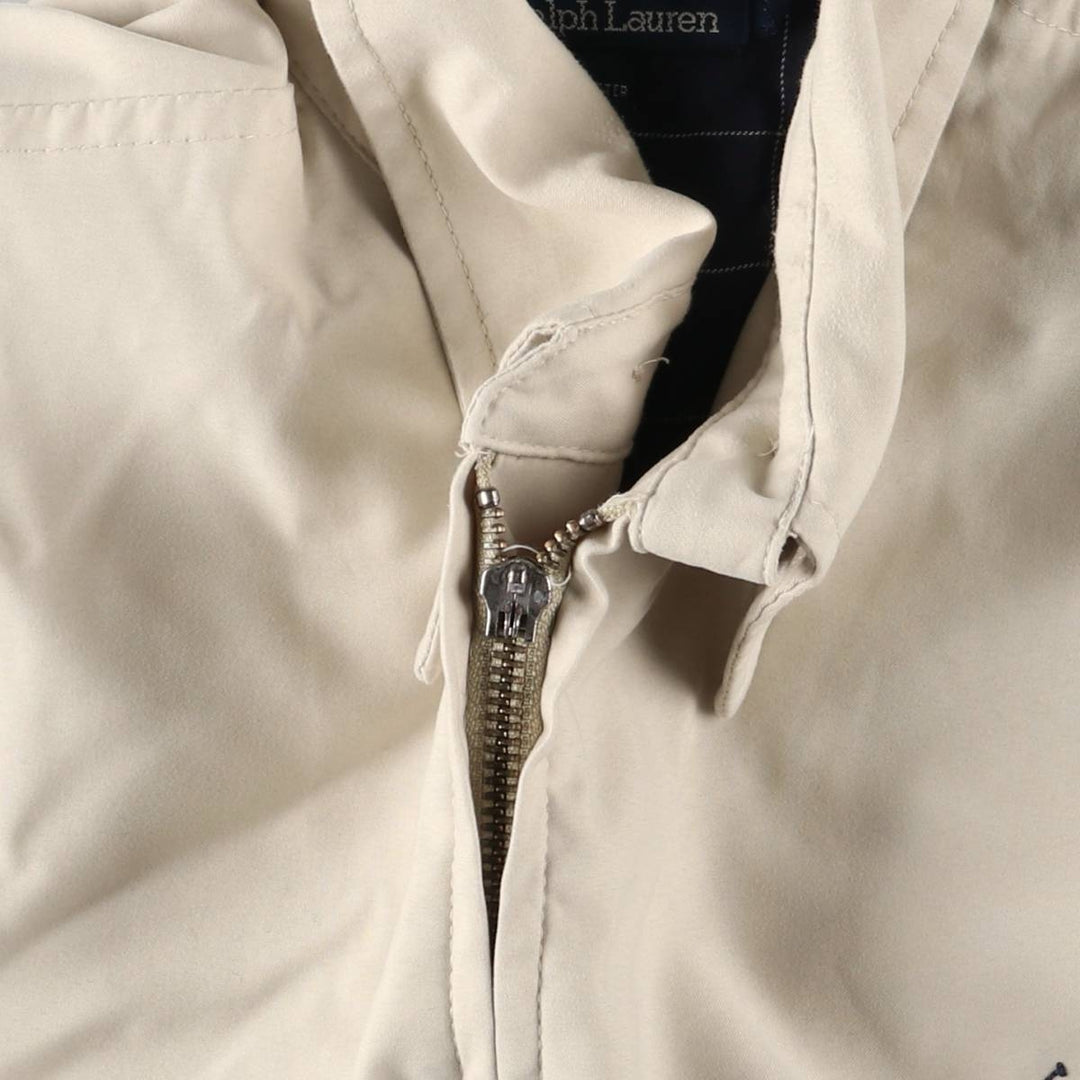Ralph Lauren POLO by Ralph Lauren Swing Top Sports Jacket Men's L size polyester ivory Vintage Second Hand