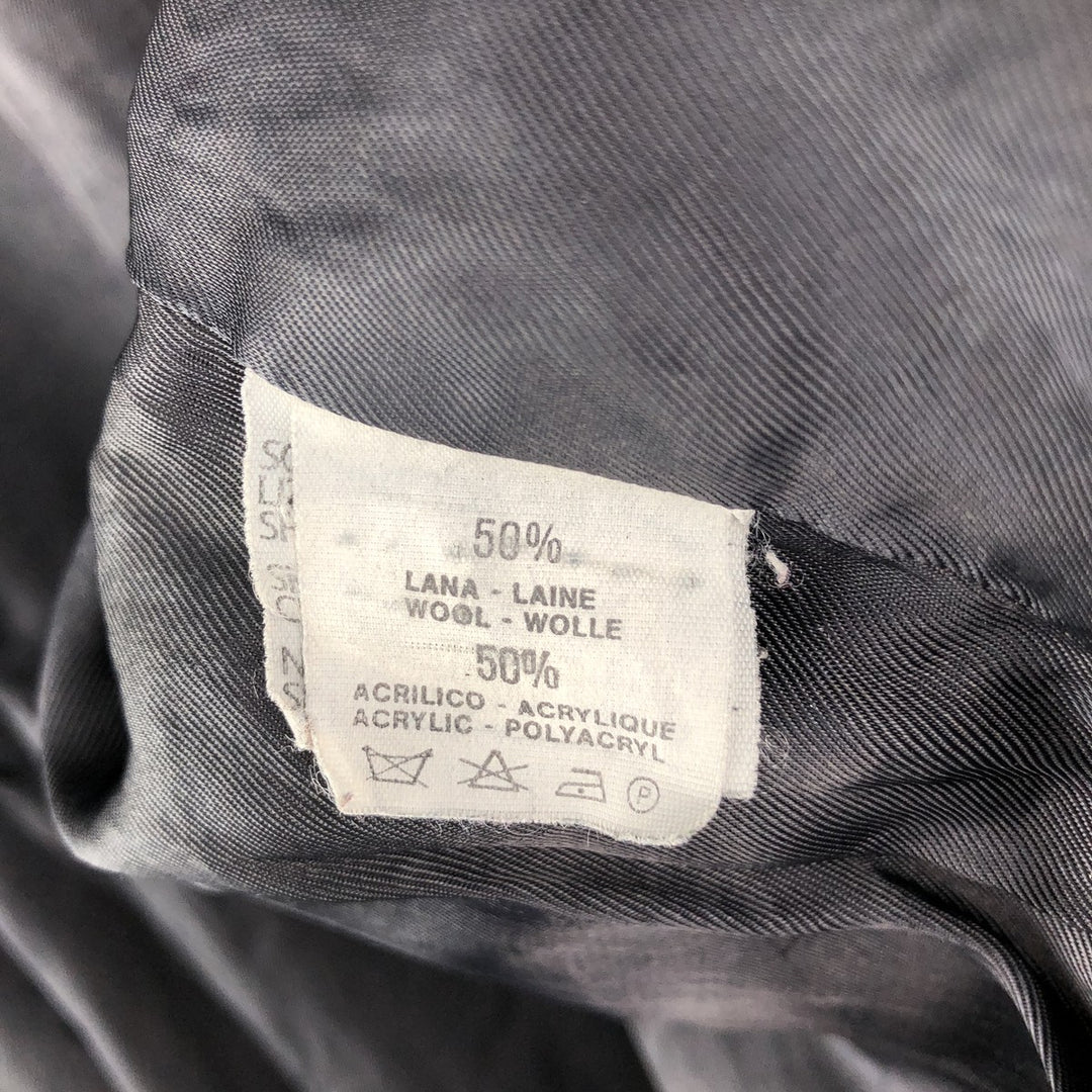 VECCHIO PONTE FRANCO CASTIELLO suede leather jacket, made in Italy, men's size XL unclear black type Vintage Second Hand