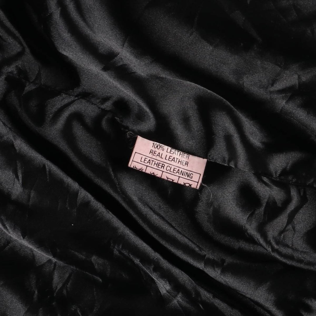 Vintage suede leather blouson, men's size XL Genuine Leather Suede Leather brown type Vintage Second Hand