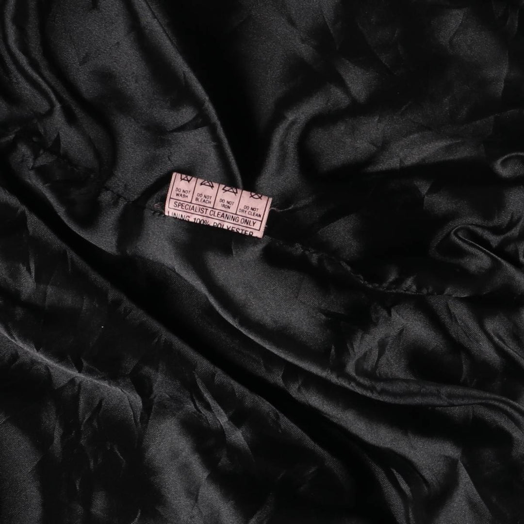 Vintage suede leather blouson, men's size XL Genuine Leather Suede Leather brown type Vintage Second Hand