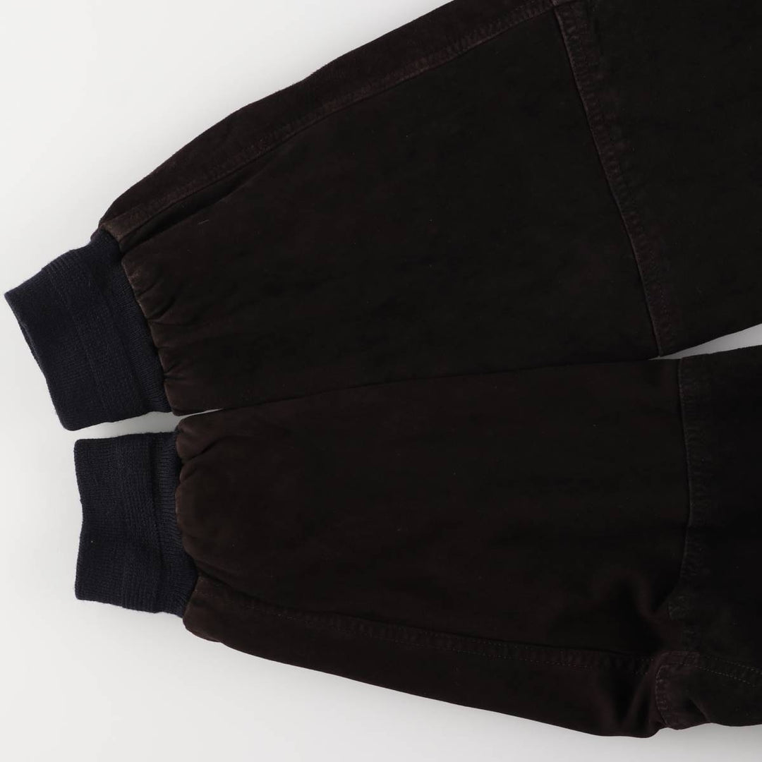 Vintage suede leather blouson, men's size XL Genuine Leather Suede Leather brown type Vintage Second Hand