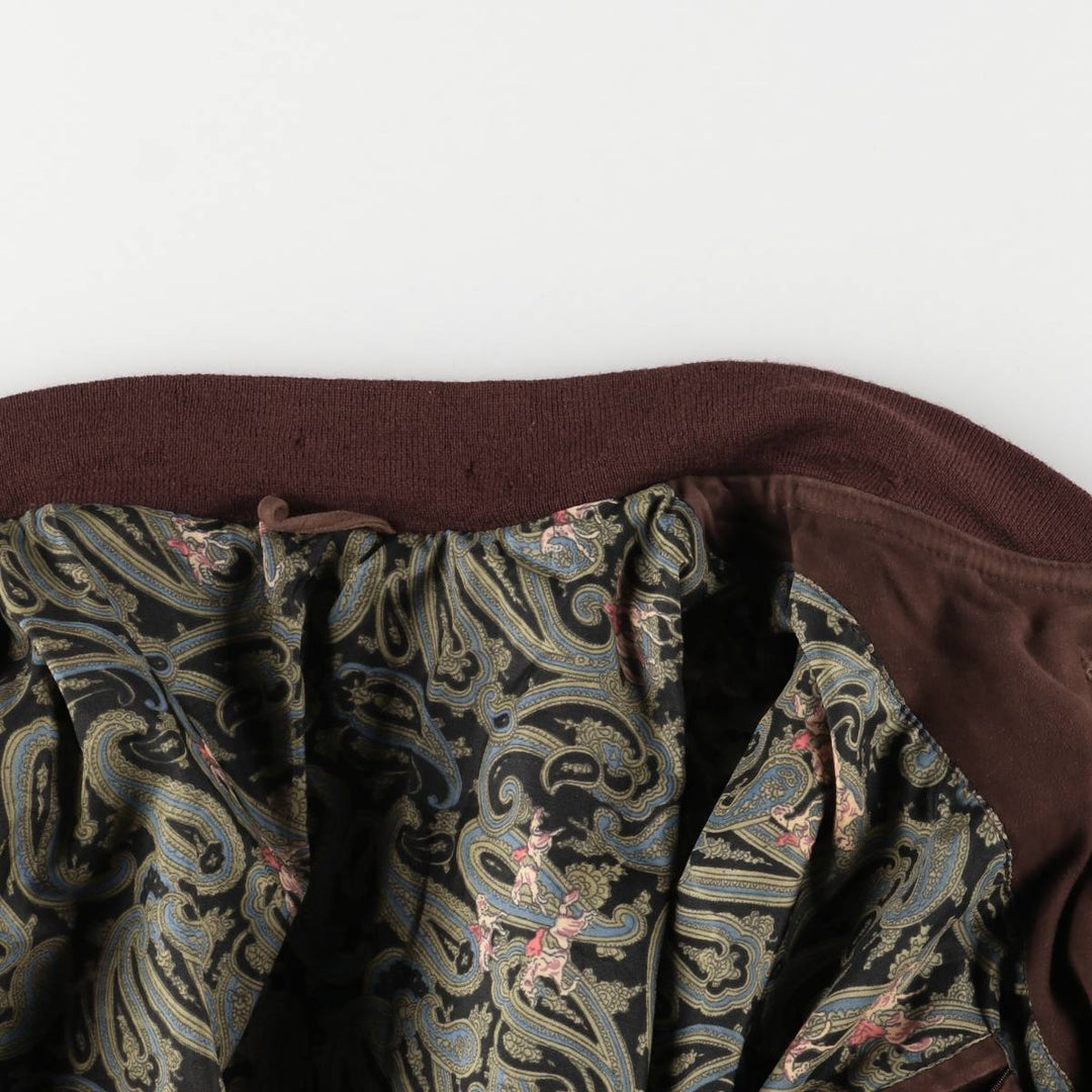 Oversized C and A suede leather jacket, men's size XXXL Genuine Leather Suede Leather bordeaux Vintage Second Hand