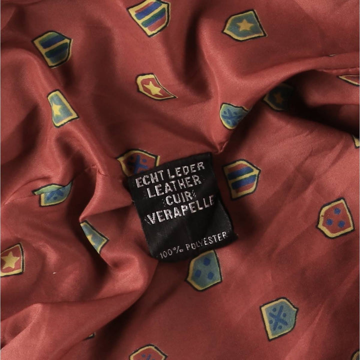 Oversized stand-collar suede leather jacket, men's size XXXL genuine leather bordeaux Vintage Second Hand