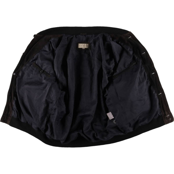 Aglietti and Failli suede leather jacket, men's size XL, vintage Genuine Leather Suede Leather brown type Vintage Second Hand