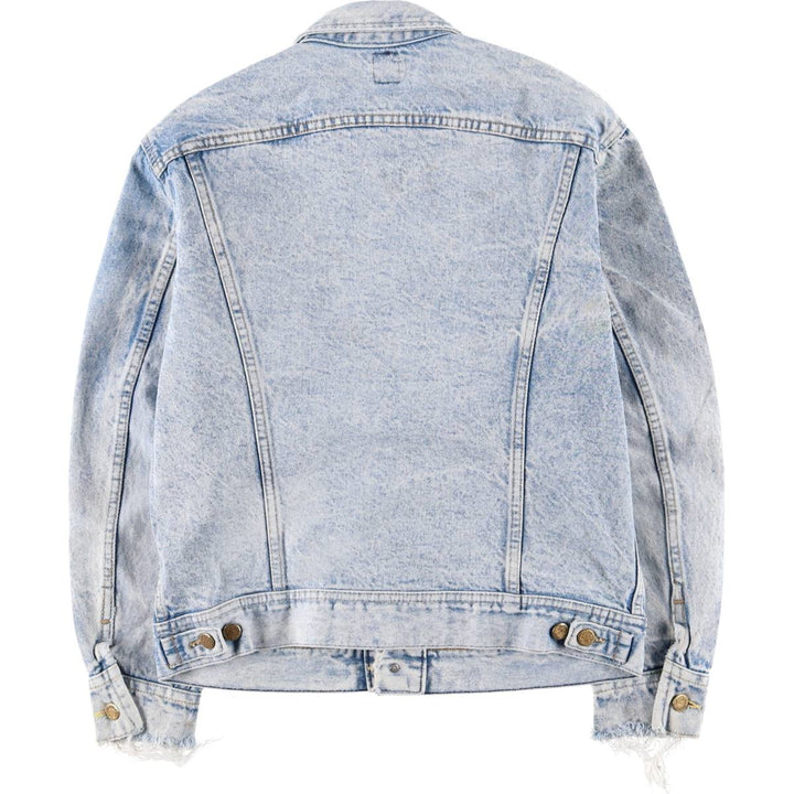 Vintage Lee denim jacket from the 1980'S to 1990s, made in the USA, size M. cotton blue type Vintage Second Hand