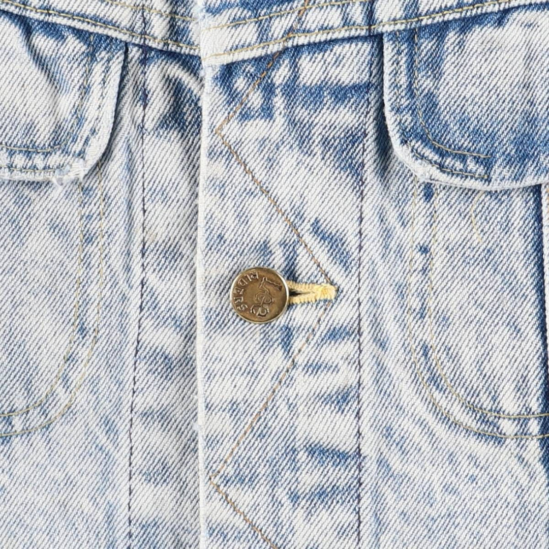 Vintage Lee denim jacket from the 1980'S to 1990s, made in the USA, size M. cotton blue type Vintage Second Hand