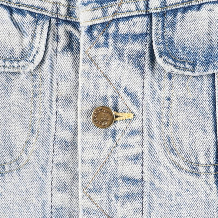 Vintage Lee denim jacket from the 1980'S to 1990s, made in the USA, size M. cotton blue type Vintage Second Hand