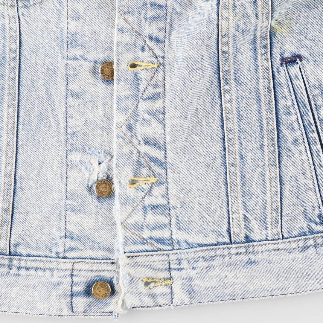 Vintage Lee denim jacket from the 1980'S to 1990s, made in the USA, size M. cotton blue type Vintage Second Hand