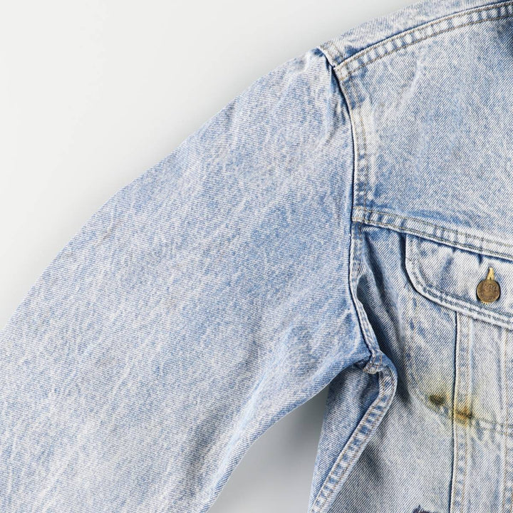 Vintage Lee denim jacket from the 1980'S to 1990s, made in the USA, size M. cotton blue type Vintage Second Hand