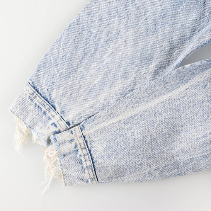 Vintage Lee denim jacket from the 1980'S to 1990s, made in the USA, size M. cotton blue type Vintage Second Hand