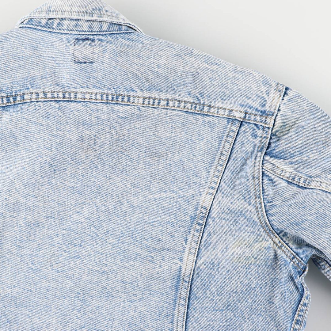 Vintage Lee denim jacket from the 1980'S to 1990s, made in the USA, size M. cotton blue type Vintage Second Hand