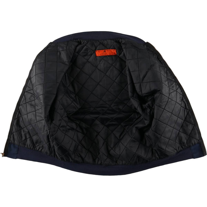 90'S - Red Kap Work Blouson, Men's Size Medium, Vintage polyester navy blue type Vintage Second Hand