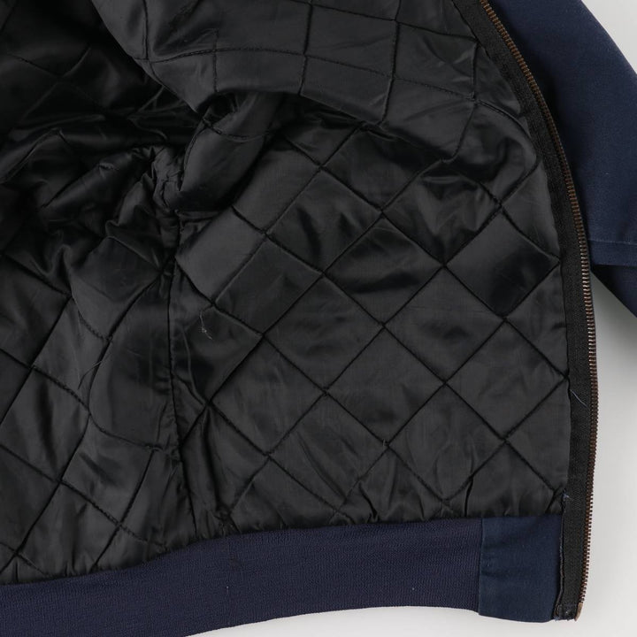 90'S - Red Kap Work Blouson, Men's Size Medium, Vintage polyester navy blue type Vintage Second Hand